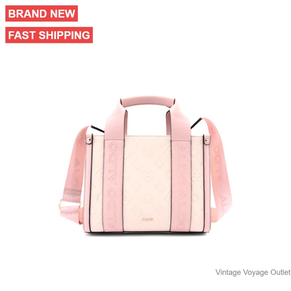 Spacious Tote Bag With Shoulder Strap, Synthetic Material, 13.3x11x5.1 Inches